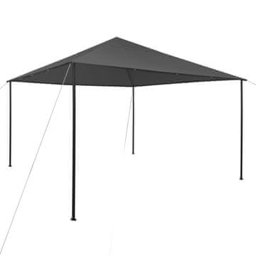 Vidaxl Paviljon 4x4x3 m antraciten 180 g/m²