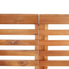 Vidaxl Vrtna kotna klop 140 cm trden akacijev les