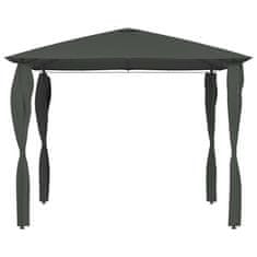 Vidaxl Paviljon s stranico 3x3x2,6 m antraciten 160 g/m2