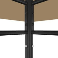 Vidaxl Paviljon 3x3x2,7 m taupe 180 g/m2