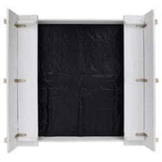 Vidaxl Peskovnik iz lesa jelke bel 95x90x15 cm