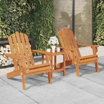 Vidaxl vidaXL Vrtni stoli Adirondack, komplet 2 kosov, akacijev les