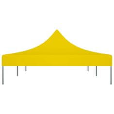 Vidaxl Streha za vrtni šotor 6x3 m rumena 270 g/m2