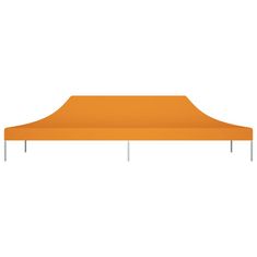 Vidaxl Streha za vrtni šotor 6x3 m oranžna 270 g/m2