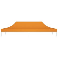 Vidaxl Streha za vrtni šotor 6x3 m oranžna 270 g/m2