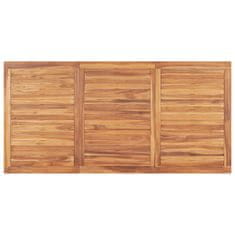 Vidaxl Vrtna jedilna miza 180x90x77 cm trdna tikovina