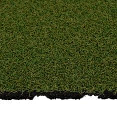 Vidaxl Umetna trava plošče 4 kosi 50x50x2,5 cm guma