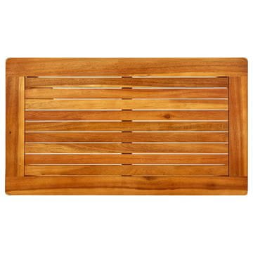 Vidaxl Vrtna klubska mizica 70x40x36 cm trden akacijev les