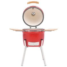 Vidaxl Kamado žar za dimljenje iz keramike 81 cm