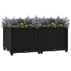 Vidaxl Visoka greda 80x40x38 cm polipropilen