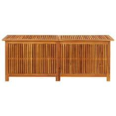 Vidaxl Vrtna škatla 150x50x58 cm trden akacijev les