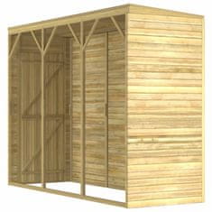Greatstore Vrtna skladiščna lopa 100x300x220 cm impregnirana borovina
