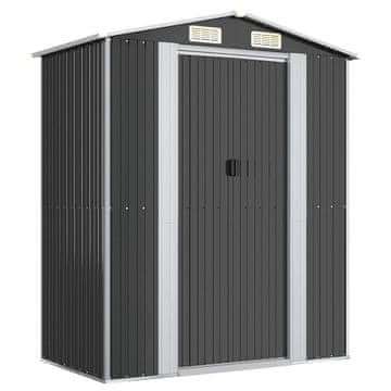 Vidaxl Vrtna lopa antracit 192x108x223 cm pocinkano jeklo