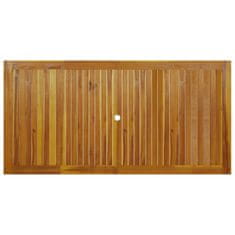 shumee Vrtna miza 200x100x74 cm trden akacijev les