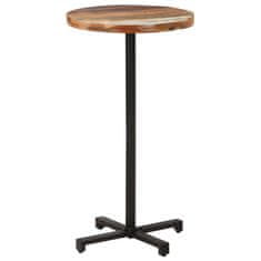 Vidaxl Bistro mizica okrogla Ø 60x110 cm trden predelan les