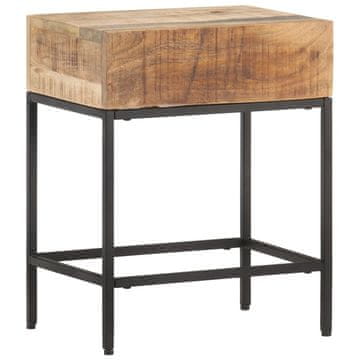 Vidaxl Stranska mizica 40x30x50 cm trden robusten mangov les