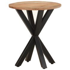 Vidaxl Stranska mizica 48x48x56 cm trden akacijev les
