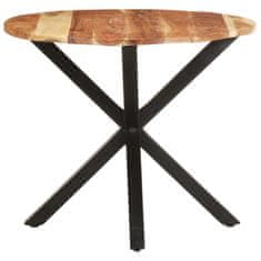 Greatstore Stranska mizica 68x68x56 cm trden akacijev les