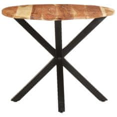 Vidaxl Stranska mizica 68x68x56 cm trden akacijev les
