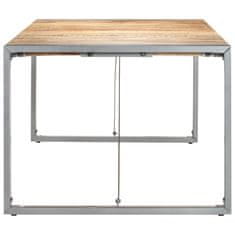 Vidaxl Jedilna miza 220x100x75 cm trden robusten mangov les