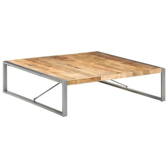 Vidaxl Klubska mizica 140x140x40 cm robusten mangov les