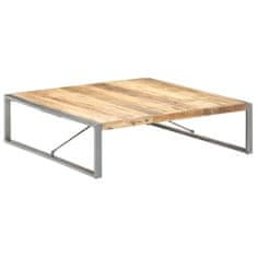 Vidaxl Klubska mizica 140x140x40 cm robusten mangov les