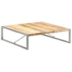 Vidaxl Klubska mizica 140x140x40 cm robusten mangov les
