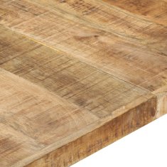 Vidaxl Klubska mizica 140x140x40 cm robusten mangov les