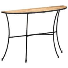 Vidaxl Stranska mizica 110x40x77 cm trden mangov les