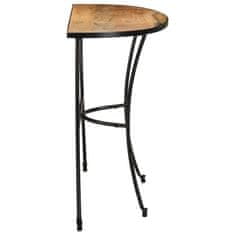 Vidaxl Stranska mizica 110x40x77 cm trden mangov les