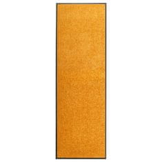 Greatstore Pralni predpražnik oranžen 60x180 cm