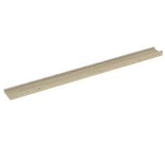 Vidaxl Stenske police 4 kosi sonoma hrast 100x9x3 cm