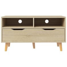 Vidaxl TV omarica sonoma hrast 90x40x48,5 cm iverna plošča