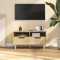 Vidaxl TV omarica sonoma hrast 90x40x48,5 cm iverna plošča