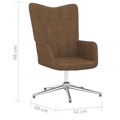 Vidaxl Stol za sproščanje taupe blago