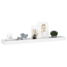Vidaxl Stenske police Loggia 4 kosi hrast in bele 80x15x4 cm MDF