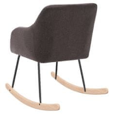 Vidaxl Gugalni stol taupe blago