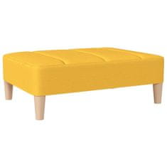 Vidaxl Stolček za noge rumen 78x56x32 cm blago