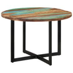 Vidaxl Jedilna miza 110x75 cm predelan trden les