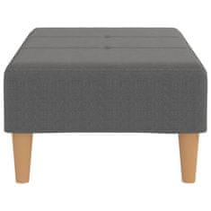 Vidaxl Stolček za noge svetlo siv 78x56x32 cm blago