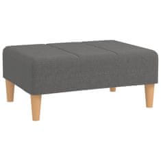 Vidaxl Stolček za noge svetlo siv 78x56x32 cm blago