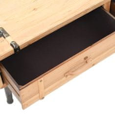 Vidaxl TV omarica 110x33x35 cm trdna borovine