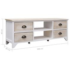 Vidaxl TV omarica 108x30x40 cm trden les pavlovnije