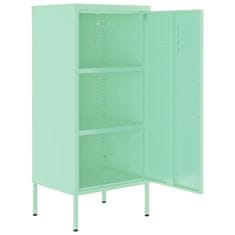 Vidaxl Omara za shranjevanje mint zelena 42,5x35x101,5 cm jeklo