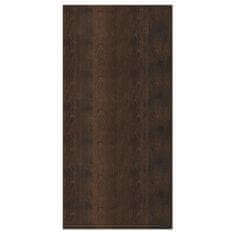Vidaxl Omarica za čevlje, iverna plošča, 92x30x67,5 cm, dimljen hrast