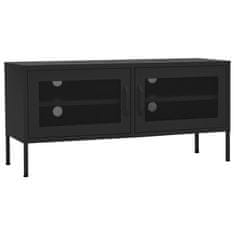 Vidaxl TV omarica črna 105x35x50 cm jeklo