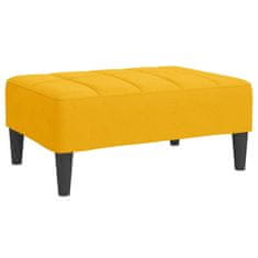 Vidaxl Stolček za noge rumen 78x56x32 cm žamet