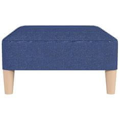 Vidaxl Stolček za noge moder 78x56x32 cm blago