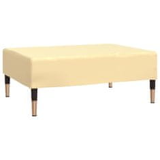 Vidaxl Stolček za noge krem 78x56x32 cm žamet