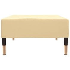Vidaxl Stolček za noge krem 78x56x32 cm žamet